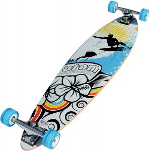 Atom Pin-Tail Longboard skateboard