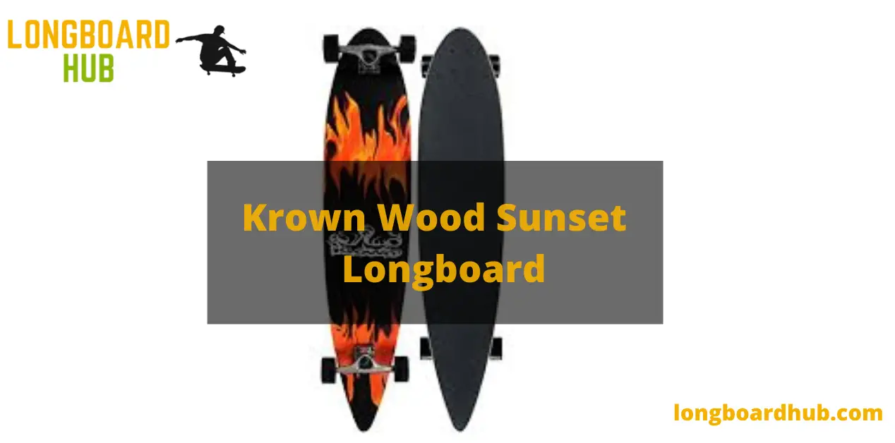 ds Krown Wood Sunset Complete Longboard