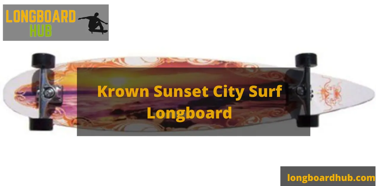 Krown Sunset City Surf Longboard