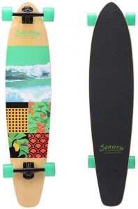 SANVIEW 42inch Complete Bamboo Longboard Cruiser