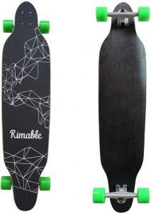 Rim able freestyle longboard