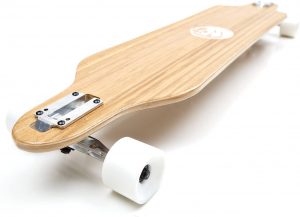 White Wave Pintail Bamboo Longboard