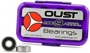 Oust skate bearings for longboards and skateboards